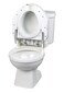 Maddak SecureBolt Hinged Elevated Toilet Seat Elongated 725680001