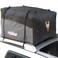 Rightline Gear Sport 2 Waterproof Rooftop Cargo Carrier for Top of Vehicle Attaches With or Without Roof Rack 15 Cubic Feet Black