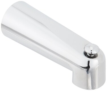EZFlo 7 Inch Zinc Bath Tub Diverter Spout 12 Inch IPS Inlet Chrome 15072