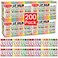 AZEN 200 Pack Lip Balm Natural Lip Balm Bulk Lip Care Product Moisturizing Lip Balm for dry cracked lips  12 Flavors