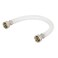 Eastman 24 Inch Flexible Faucet Connector 12 Inch x 12 Inch FIP Reinforced PVC Supply Line with NickelPlated Brass Nuts 48135