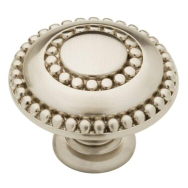Franklin Brass PBF808VSNC Double Beaded Cabinet Hardware Knob 1 Count Pack of 1 Satin Nickel