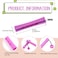 20pcs Womens Perm Rods Set for Natural Hair 2 Sizes Cold Wave Hair Rollers for Curling and Styling All Hair Lengths  DIY Hairdressing Tools Purple