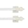 Kenney 716 MultiUse Adjustable Petite Cafe Sidelight Magnetic Rods 8751575 White 2Pack