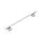 Kenney 716 MultiUse Adjustable Petite Cafe Sidelight Magnetic Rods 8751575 White 2Pack