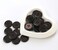 GANSSIA 1 Inch 25mm Black Resin Buttons Sewing Flatback Button for Garment DIY Craft Decoration Pack of 50PCS