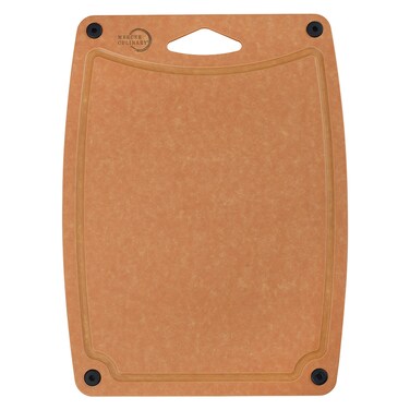 Mercer Culinary Composite Cutting Board 14 916 x 10 1316 with Silicone Feet and Integrated Channel Medium