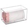 SEANADO Extra Large Trash Bag Dispenser Roll Holder Wall Mount Acrylic Kitchen Under Sink Pantry Organizer Storage Box for 13 33 30 Gallon Garbage Bag Grocery Bag Plastic Bag Holder