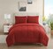 Dorm Room Essentials College Bedding Comforter Set 5 Piece Twin Size Bed in a Bag for College Students Boys and Girls Twin Red
