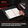 Rotring 600 Metallic Ballpoint Pen Medium Point Black Ink Pearl White Barrel Refillable 1 Count
