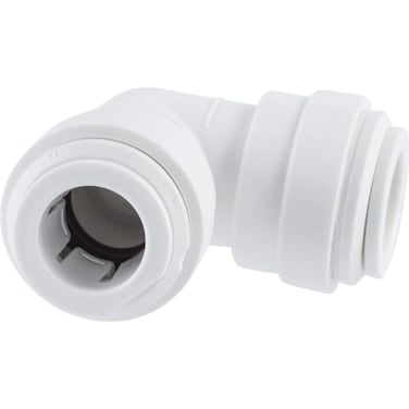 John Guest PP0312WP Plastic Push Elbow 38 White