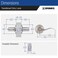 BRINKS  Transitional Keyed Entry Wave Door Lever Satin Nickel  Designed for Traditional and Transitional Homes and Blends Seamlessly with Interior Dcor E2418119