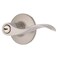 BRINKS  Transitional Keyed Entry Wave Door Lever Satin Nickel  Designed for Traditional and Transitional Homes and Blends Seamlessly with Interior Dcor E2418119