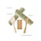 BambooMN Sushi Making Kit  2x Green Bamboo Rolling Mats 1x Rice Paddle 1x Spreader 1 Compartment Sauce Dish  100 Bamboo Mats and Utensils