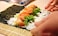 BambooMN Sushi Making Kit  2x Green Bamboo Rolling Mats 1x Rice Paddle 1x Spreader 1 Compartment Sauce Dish  100 Bamboo Mats and Utensils