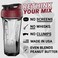 HELIMIX 20 Vortex Blender Shaker Bottle Holds upto 28oz  No Blending Ball or Whisk  USA Made  Portable Pre Workout Whey Protein Drink Shaker Cup  Mixes Cocktails Smoothies Shakes  Top Rack Safe