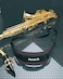 Neotech Soft Sax Strap with Loop  Cushioned Neck Support for Alto Tenor and Baritone Saxophones Black Regular
