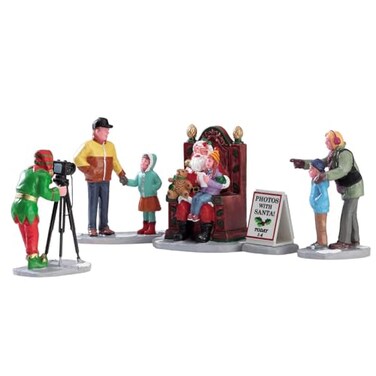 Lemax Photos with Santa Set of 522032