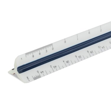 Pacific Arc Architectural Scale Ruler 6 Scale Ruler for Architectural Designs Engineering or Drafting