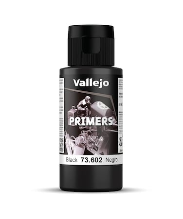 Vallejo Black Primer Acrylic Polyurethane 60ml