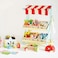 Le Toy Van  Wooden Honeybee Market Vegetables 5 a Day Crate  Fun Role Play Supermarket Pretend Play Shop Food  Great Gift for Boys Or Girls Harvest Vegetables Crate TV182