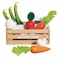Le Toy Van  Wooden Honeybee Market Vegetables 5 a Day Crate  Fun Role Play Supermarket Pretend Play Shop Food  Great Gift for Boys Or Girls Harvest Vegetables Crate TV182