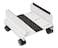 IO CREST Syba Computer Tower PC Floor Stand Rolling Caster Wheels and Adjustable Width from 5 to 9 Inches SYACC65056 Steel White