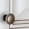 GlideRite Hardware 80960AB10 125 inch Diameter Classic Round Ring Antique Brass Cabinet Knobs 10 Pack