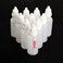 Wowlife Clear 5ml10ml8ml15ml20ml30ml50ml White Plastic Empty Squeezable Dropper Bottles 50 Pcs Eye Liquid Dropper with Caps 20ml