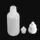 Wowlife Clear 5ml10ml8ml15ml20ml30ml50ml White Plastic Empty Squeezable Dropper Bottles 50 Pcs Eye Liquid Dropper with Caps 20ml