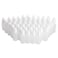Wowlife Clear 5ml10ml8ml15ml20ml30ml50ml White Plastic Empty Squeezable Dropper Bottles 50 Pcs Eye Liquid Dropper with Caps 20ml