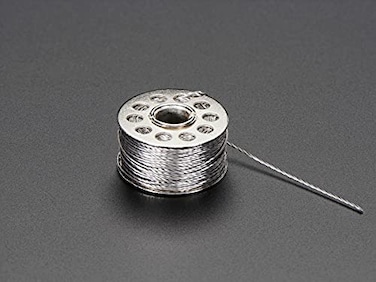 Adafruit Stainless Medium Conductive Thread  3 ply  18 meter60 ft