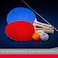 Franklin Sports Ping Pong Paddle Set with Balls  2 Player Table Tennis Paddle Kit with 2 Paddles  3 Balls Included  Red  Blue