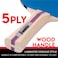 Franklin Sports Ping Pong Paddle Set with Balls  2 Player Table Tennis Paddle Kit with 2 Paddles  3 Balls Included  Red  Blue