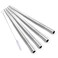 ALINK Stainless Steel Smoothie Straws 9 inch X 031 in Reusable Metal Straws for Juice Water Smoothie Set of 4 with Cleaning Brush