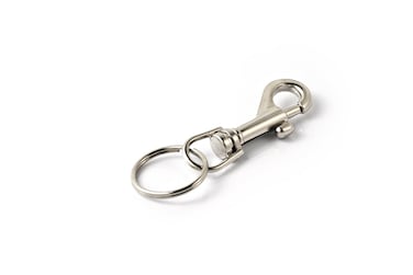 KEYBAK Large Bolt Snap Key Chain Accessory with 1125 inch Split RingChrome