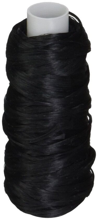 Tandy Leather Flat Artificial Sinew 20 yds 183 m Black 360901