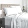 EaseHome White King Size Bed Sheet Set  Deep Pocket to 18 inches Mattress 4 Piece  Premium Bedding Sheets  Pillowcases Collection  Extra Soft