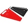 Ernst Manufacturing 8540 2Pack of Wrench Grippers  Securely Holds 30 Wrenches Portable Wrench Organization ForwardReverse Holder Pack Includes 1 Black and 1 Red