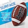 Franklin Sports Junior Football  GripRite 100  Kids Junior Size  Youth  Durable Outdoor Rubber Football  Classic Brown