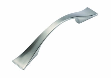 Hickory Hardware 1 Pack Solid Core Kitchen Cabinet Pulls Luxury Cabinet Handles Hardware for Doors  Dresser Drawers 3 Inch Hole Center Satin Nickel Kite Collection
