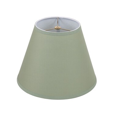 Aspen Creative 32071 Hardback Empire Transitional Spider Celadon Lamp Shade 7 Top x 13 Bottom x 10 Slant