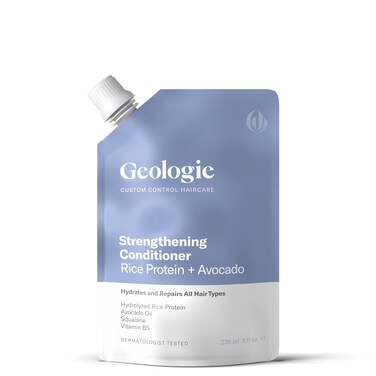 Geologie Strengthening Conditioner  Rice Protein  Avocado Custom Control Haircare  8 fl oz