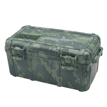 Cigar Caddy 3540 Camo 15 Cigar Waterproof Travel Humidor Digital Camouflage Exterior