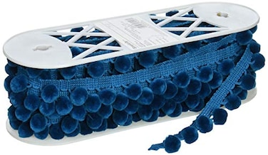 Wrights Products Ball Fringe 1Inch Turquoise