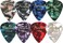 Fender Premium Celluloid Guitar Picks 351 Shape Red Moto Medium 12Pack