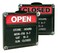 Headline Sign DoubleSided OpenClosed Sign wPlastic Push Characters 1438 x 1238