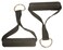 Black Mountain Heavy Duty Resistance Band Handles Cable Machine Compatible Black 2 Count