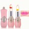 WENJLYJ 2PCS Crystal Flower Jelly LipstickClear Lipstick with Flower Inside Magic PH Temperature Color Changing Lipstick Tinted Lip BalmLong Lasting Waterproof Moisturizing Lip Gloss Set0304