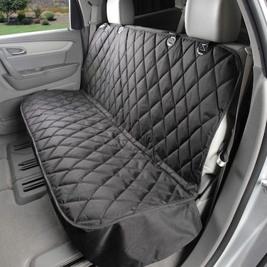 4Knines Dog Seat Cover Without Hammock for Cars SUVs and Small Trucks  Heavy Duty Non Slip Waterproof Black